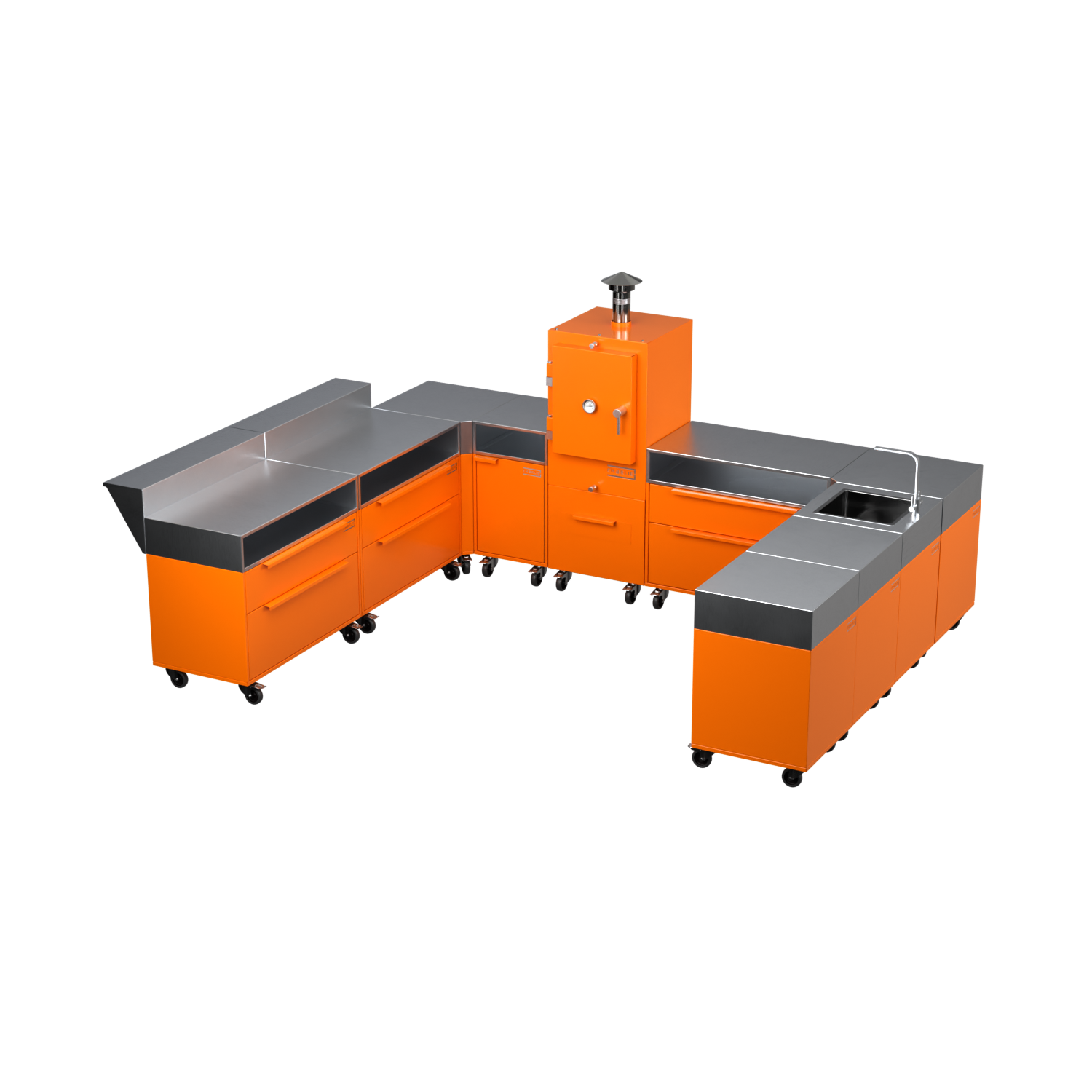 charlie-oven-u4-u-shape-kitchen-outdoork-che-saffron image 1