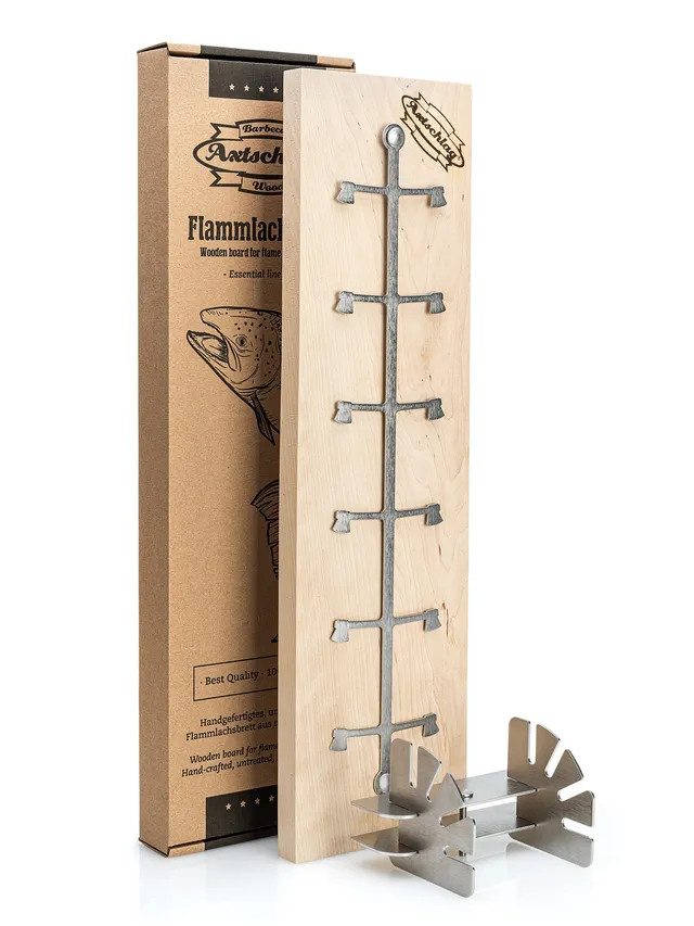 axtschlag-flammlachsbretter-essential-birke-komplettset-fisch image 1