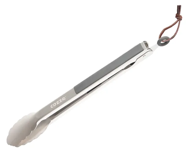 cozze-grillzange-40-cm-edelstahl-bbq-zange-schwarz image 1