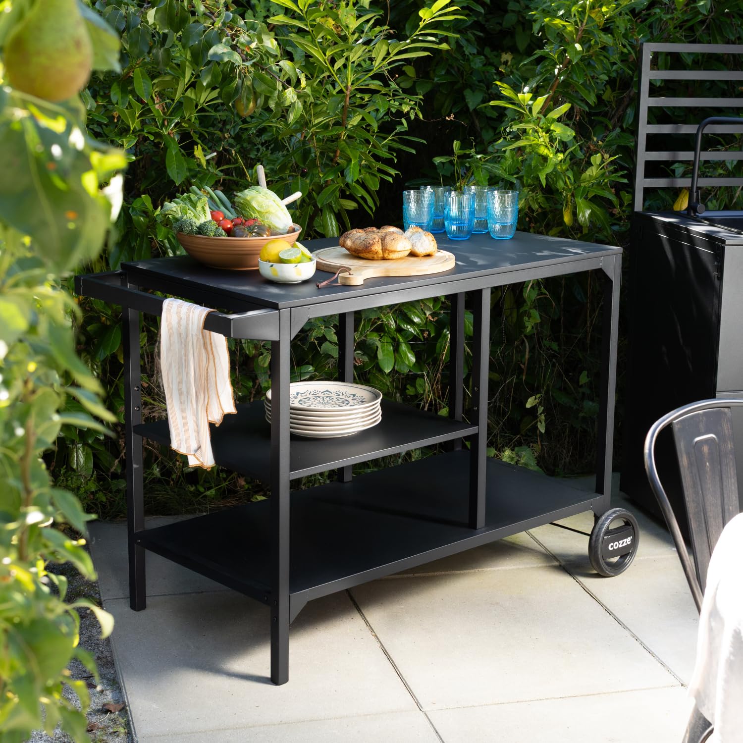 cozze-carts-tables-bbq-station-90x115x60-grilltisch-100-kg image 7