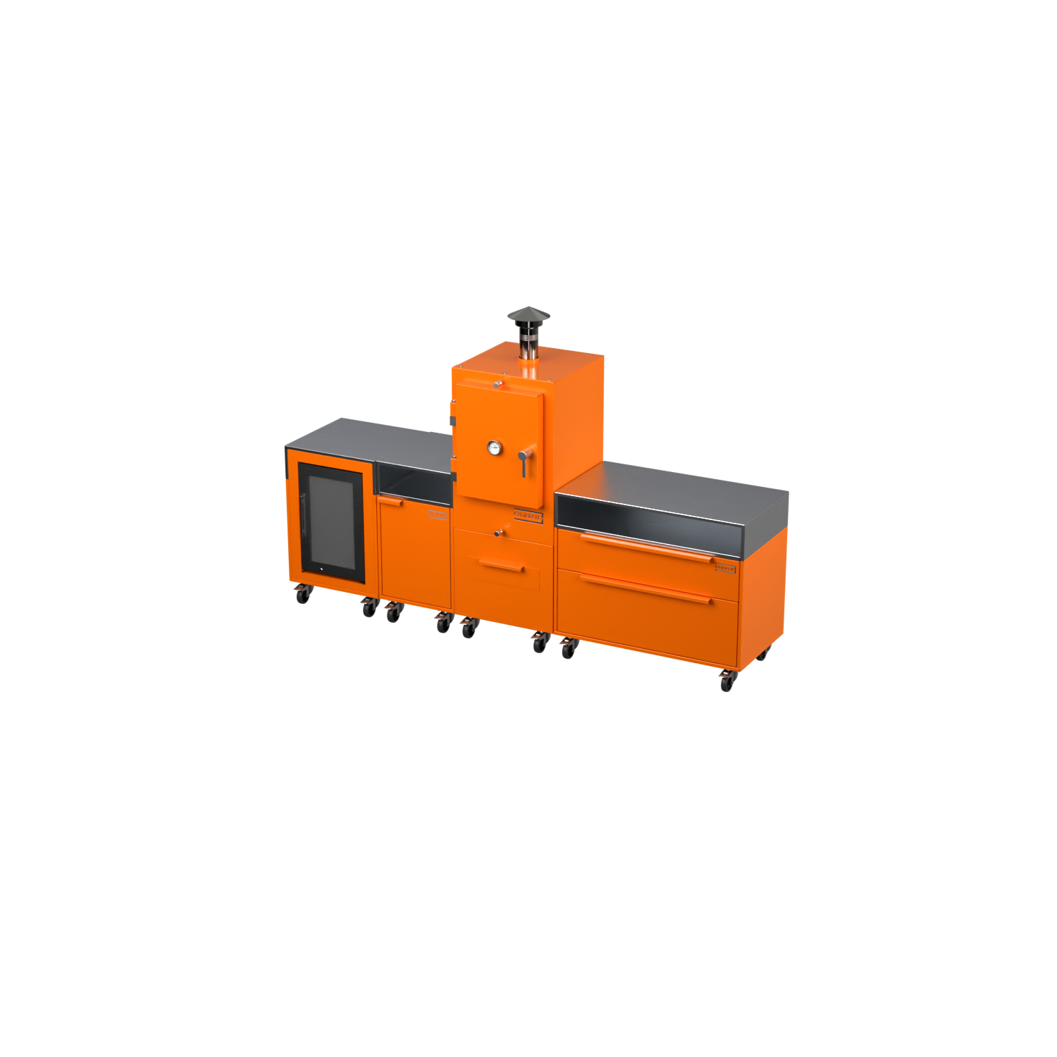charlie-oven-s4-straight-kitchen-outdoork-che-saffron image 1