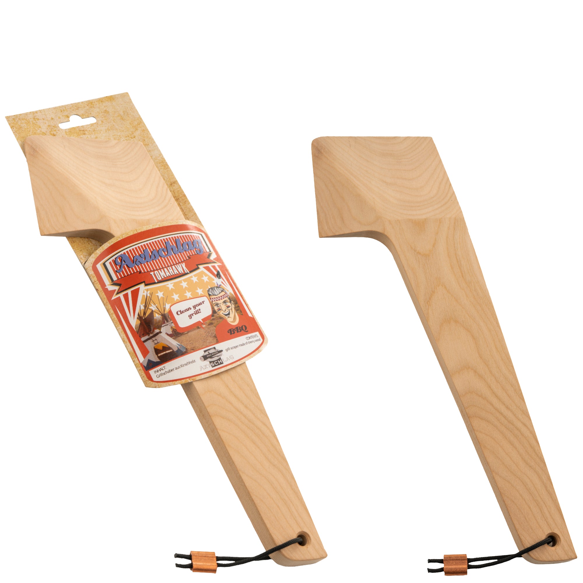 axtschlag-grillzubeh-r-grillreiniger-tomahawk-kirschholz image 1