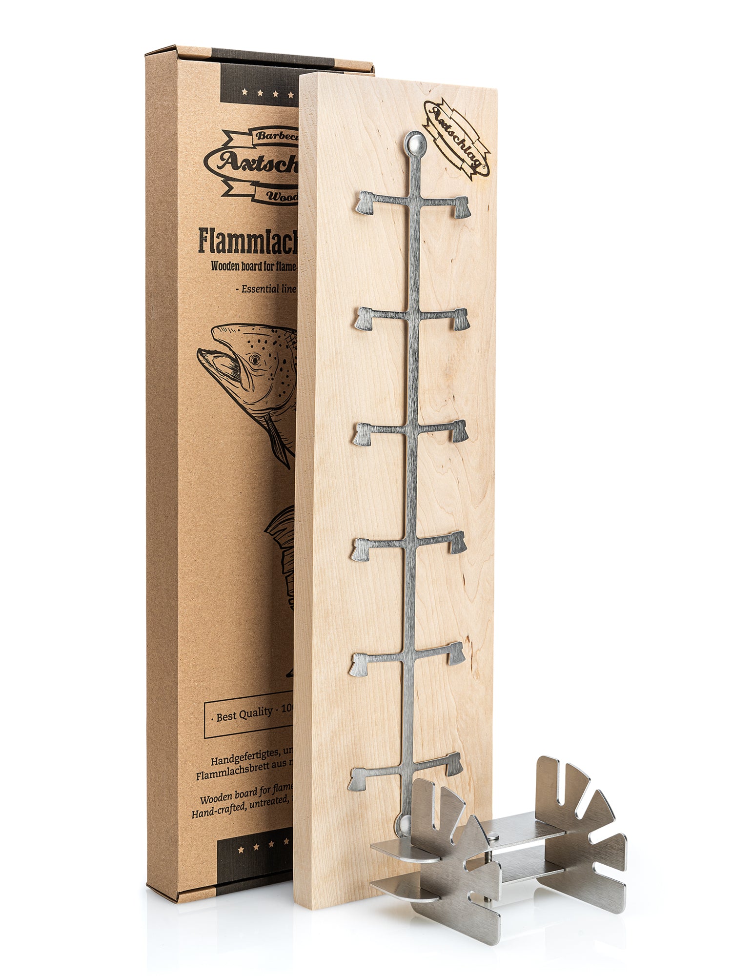 axtschlag-flammlachsbretter-essential-birke-komplettset-fisch image 1