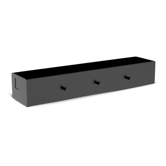 cozze-universalablage-gew-rzregal-60-cm-schwarz-3-haken image 1