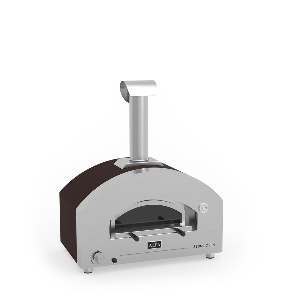 alfa-forni-stone-oven-2-pizze-gas-pizzaofen-edelstahl image 3