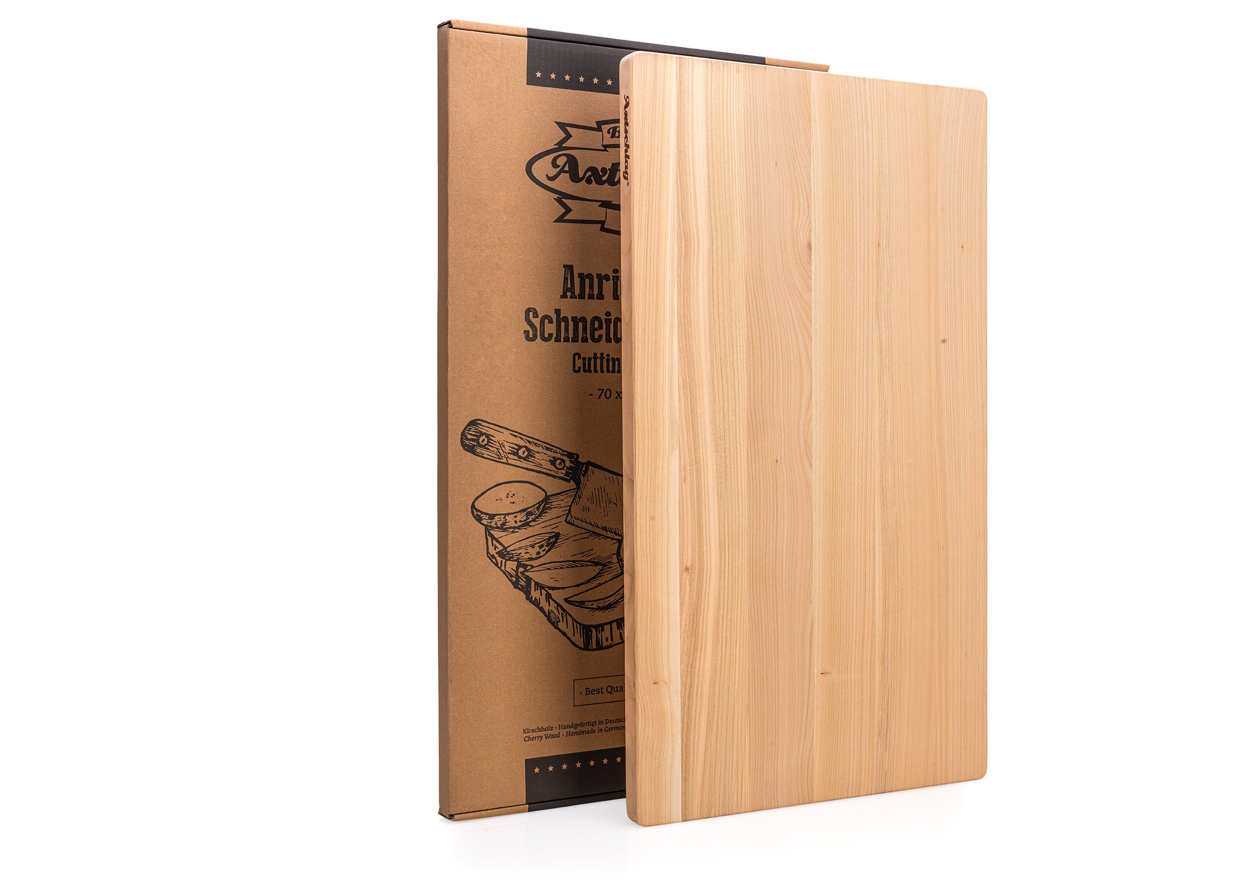 axtschlag-schneidebrett-xxl-kirschholz-70x40-cm-anrichtbrett image 1
