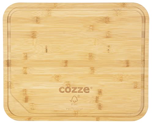 cozze-pizzaschneidebrett-43x35-cm-bambus-mit-griff-eckig image 5