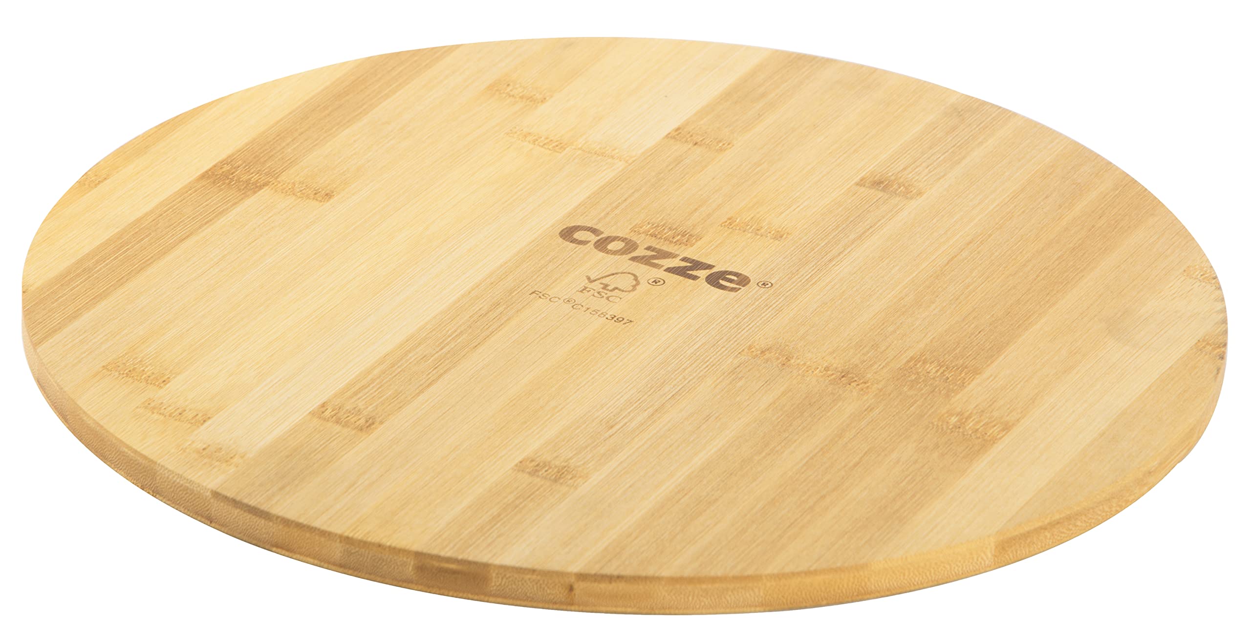 cozze-pizzaschneidbrett-rund-35-cm-bambus-servierbrett image 2