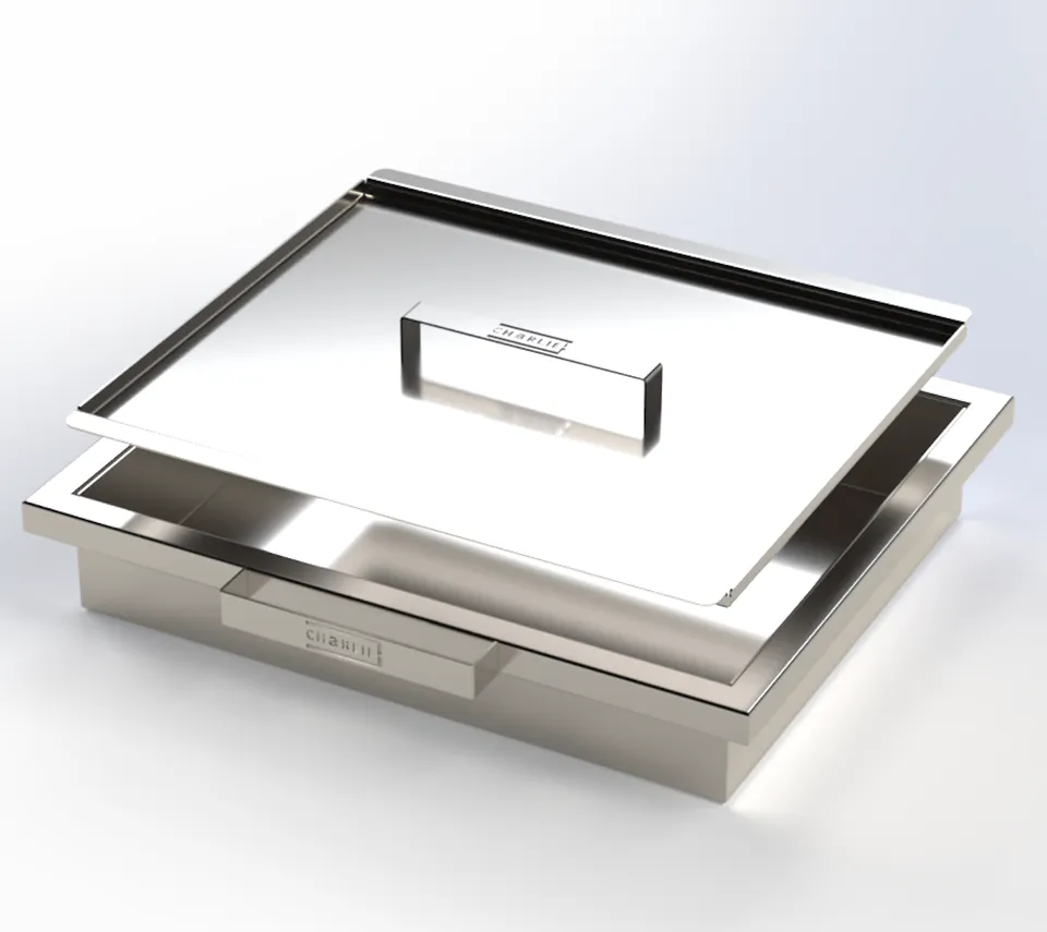 charlie-oven-deep-roasting-tray-rack-lid-edelstahl-deckel image 1