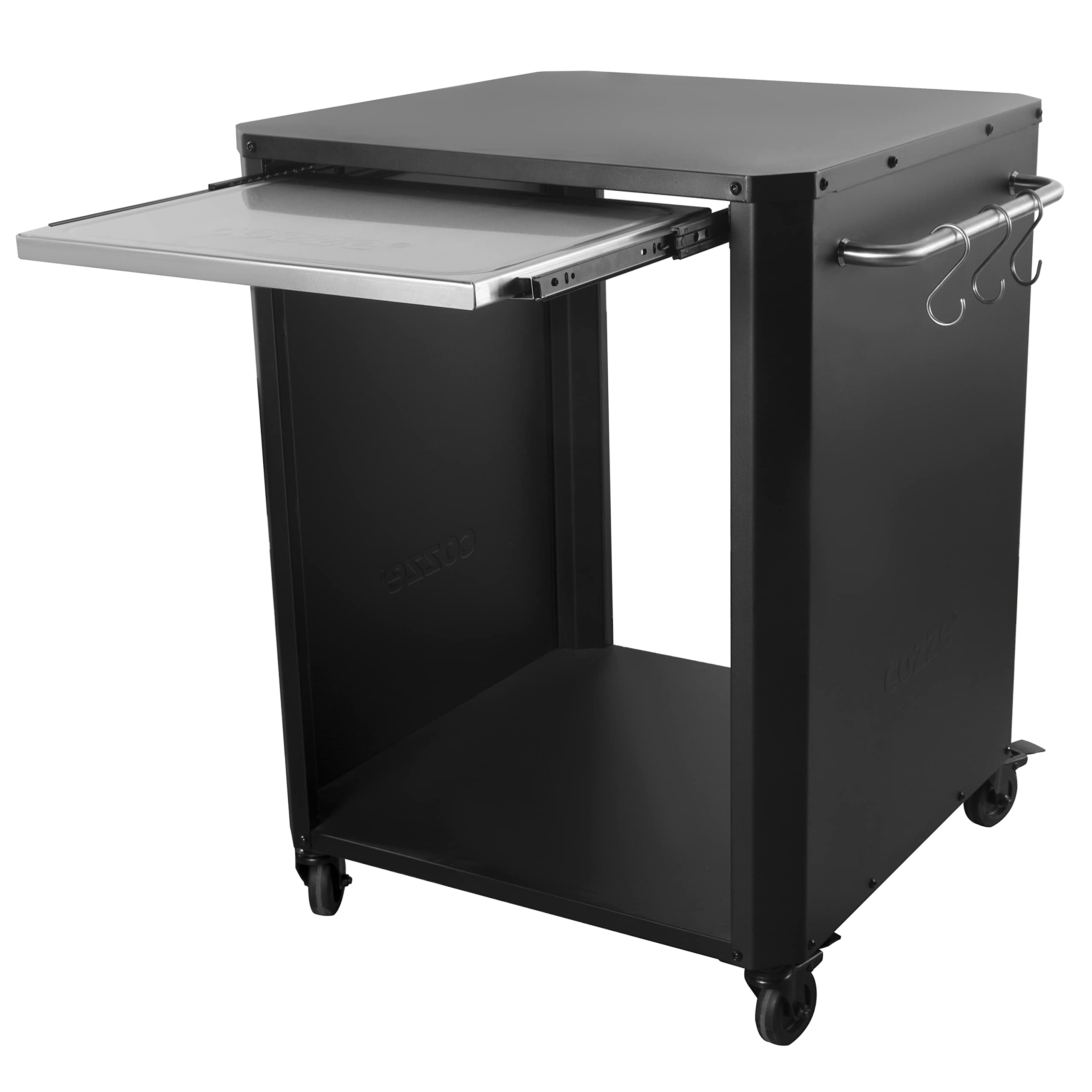 cozze-carts-tisch-outdoor-edelstahl-ausziehtisch-83x63-schwarz image 1