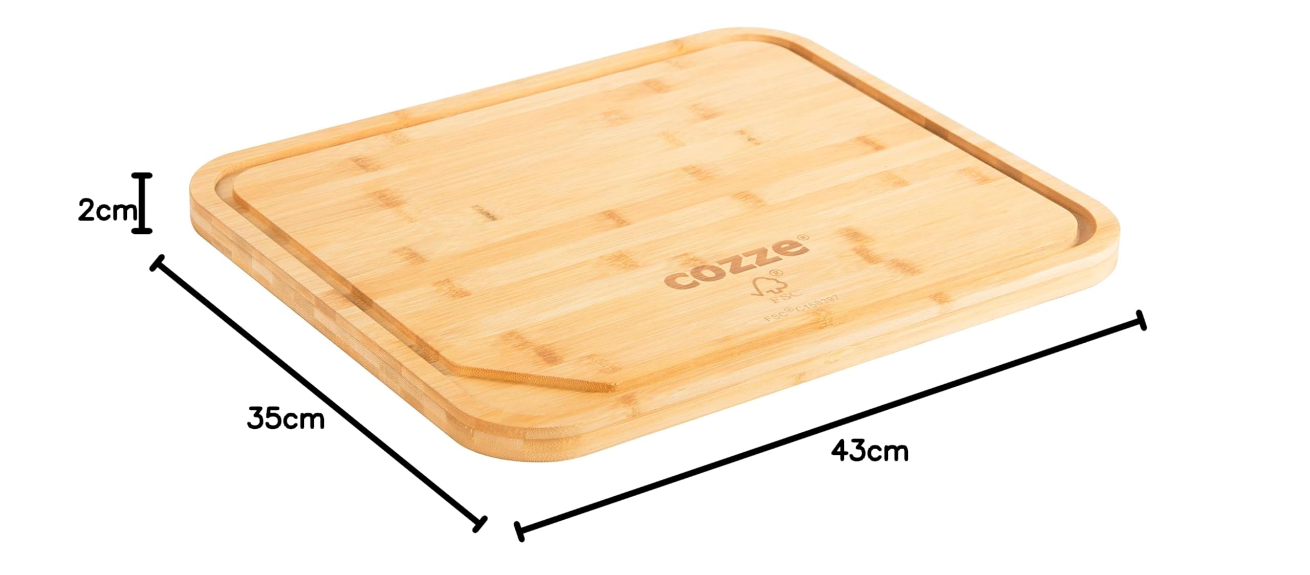 cozze-pizzaschneidebrett-43x35-cm-bambus-mit-griff-eckig image 4