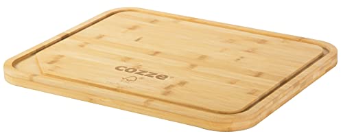 cozze-pizzaschneidebrett-43x35-cm-bambus-mit-griff-eckig image 7
