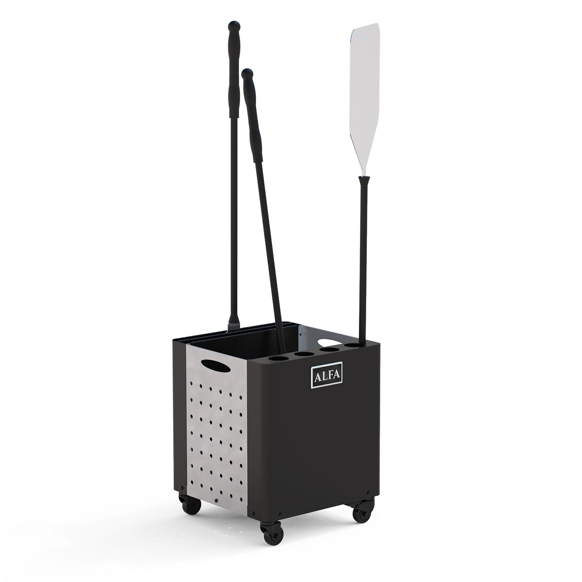 alfa-forni-dado-pizzaschaufelablage-halter-mit-rollen image 1