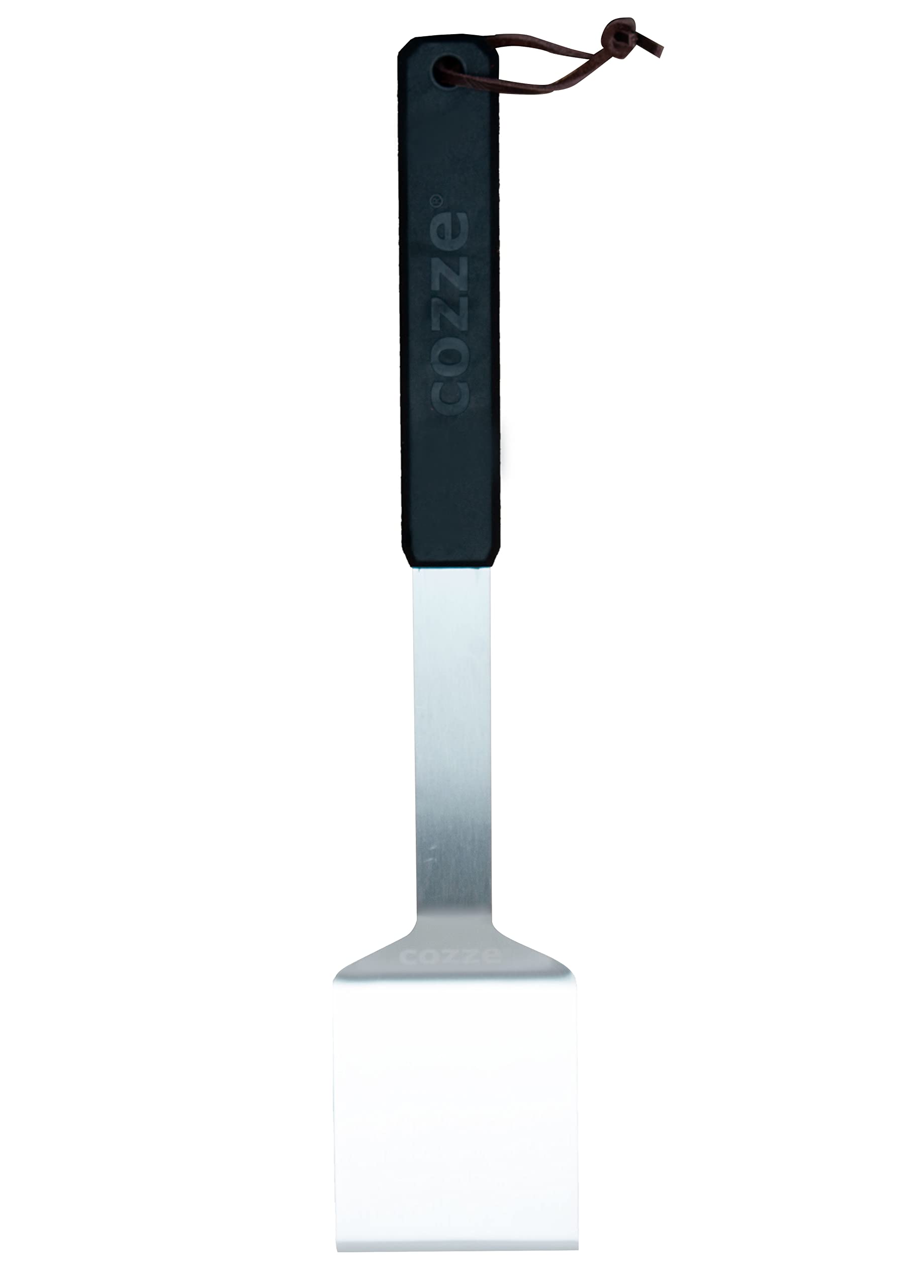 cozze-grillspatel-45-cm-edelstahl-pfannenwender-schwarz image 1