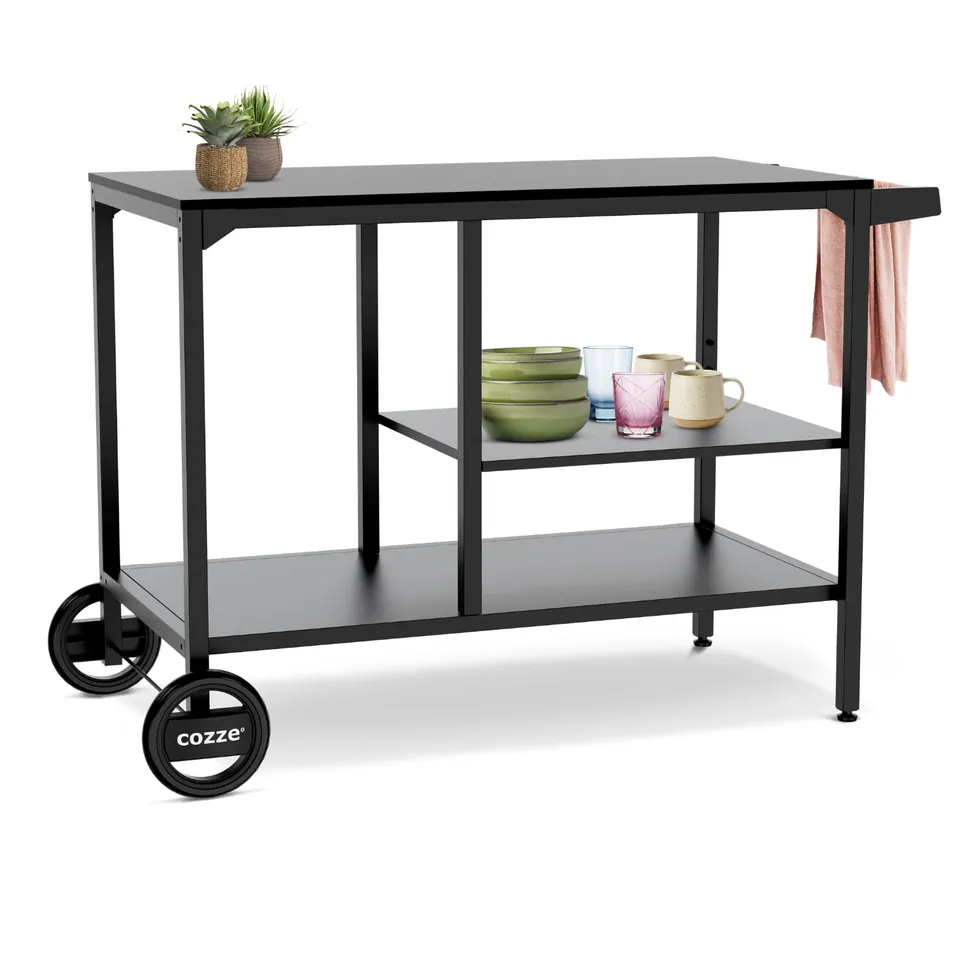 cozze-carts-tables-bbq-station-90x115x60-grilltisch-100-kg image 1