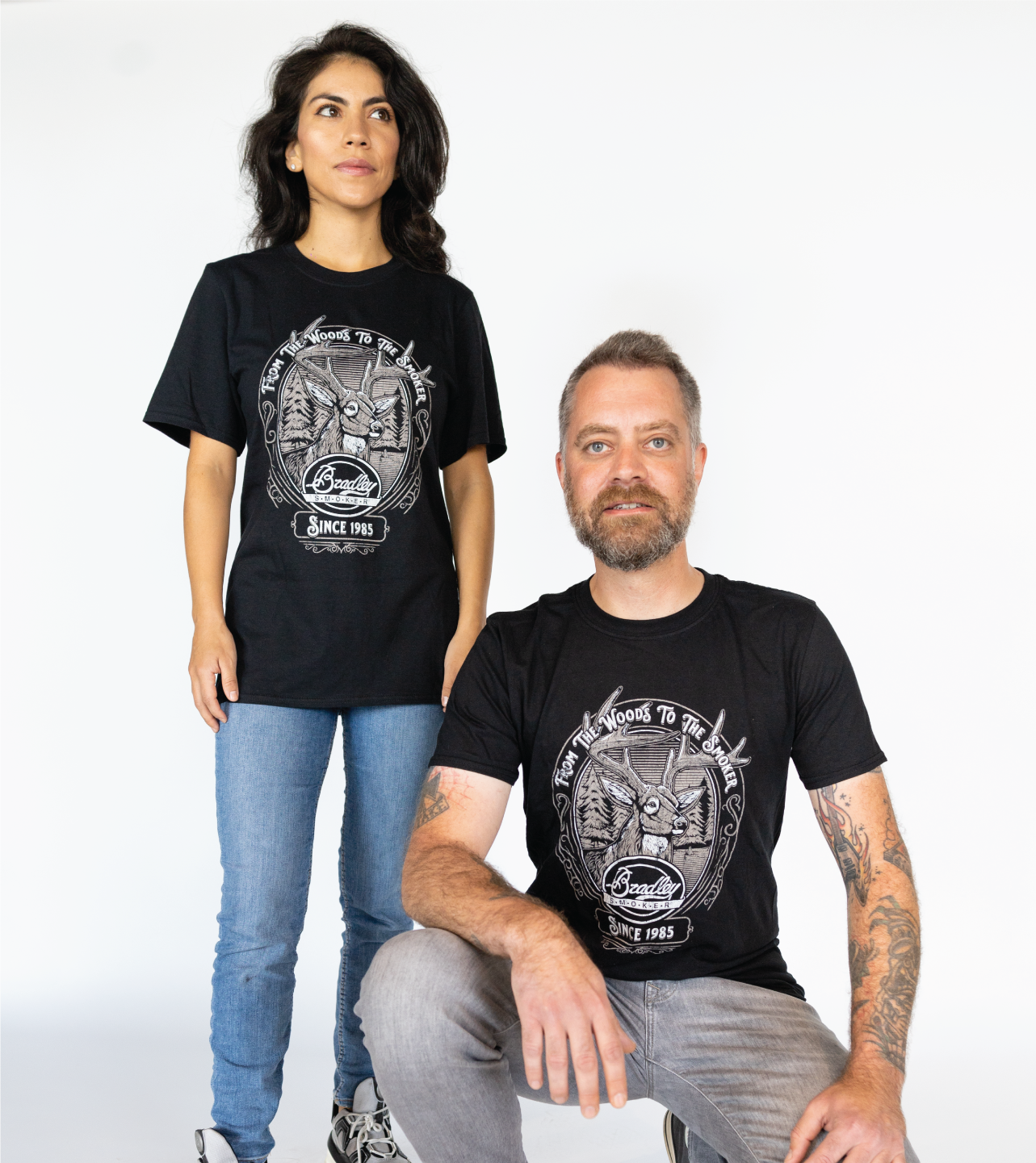 bradley-smoker-deer-t-shirt-herren-schwarz-gr-e-l image 3
