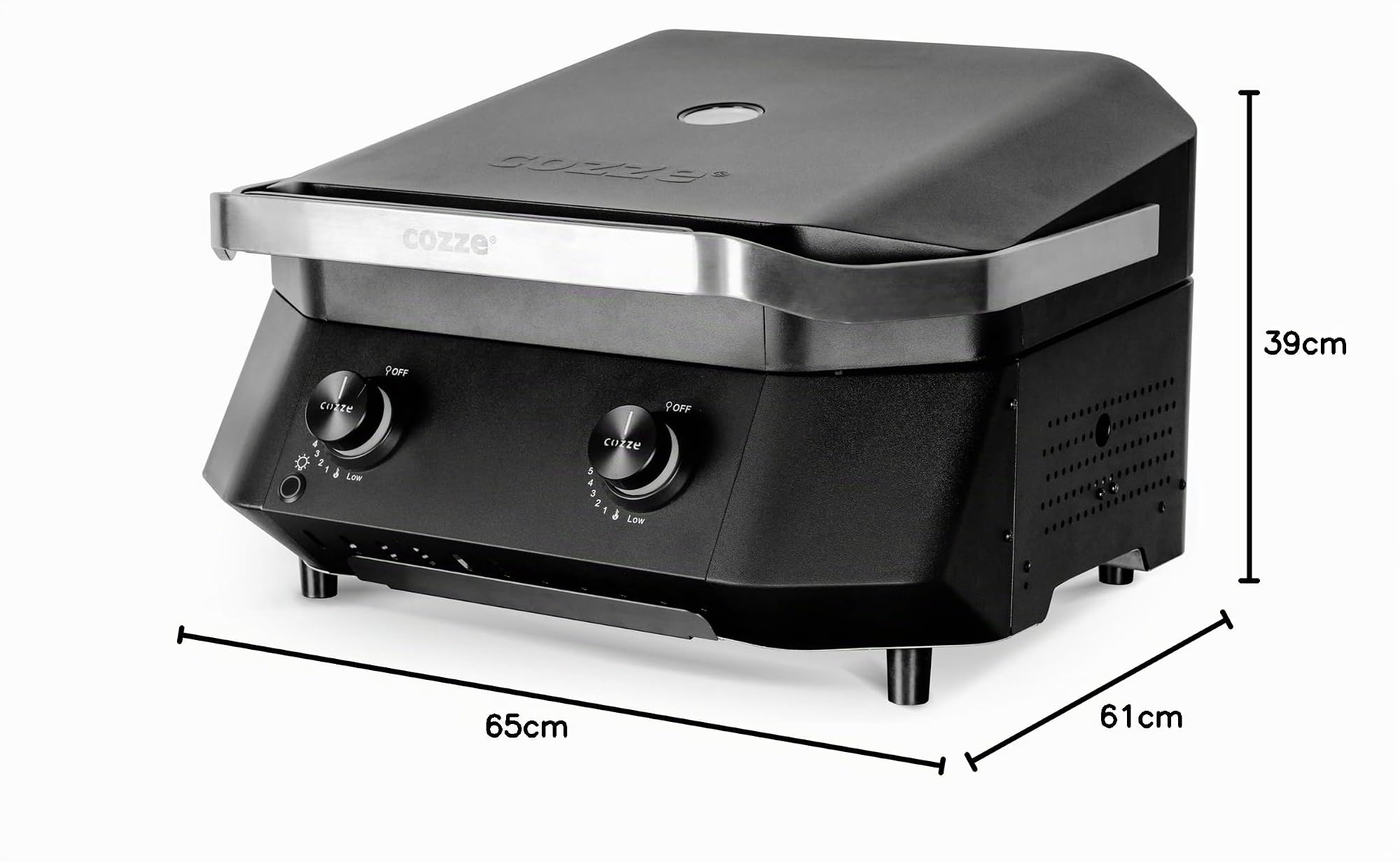 cozze-gasgrill-5-0-kw-grill-51x39-cm-mit-thermometer image 7