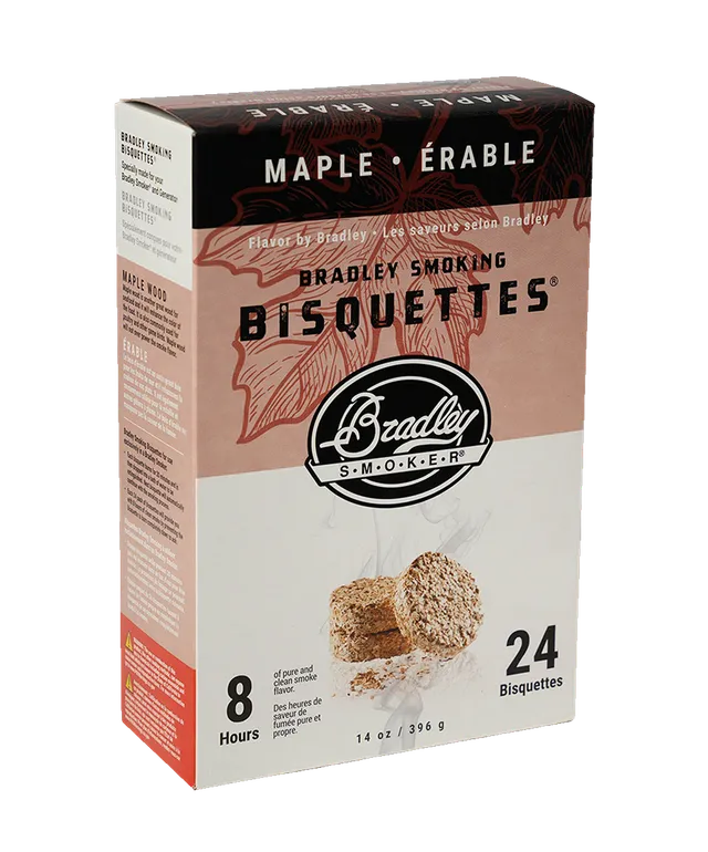 bradley-smoker-maple-bisquettes-r-ucherbriketts-24-st-ck-mild image 1