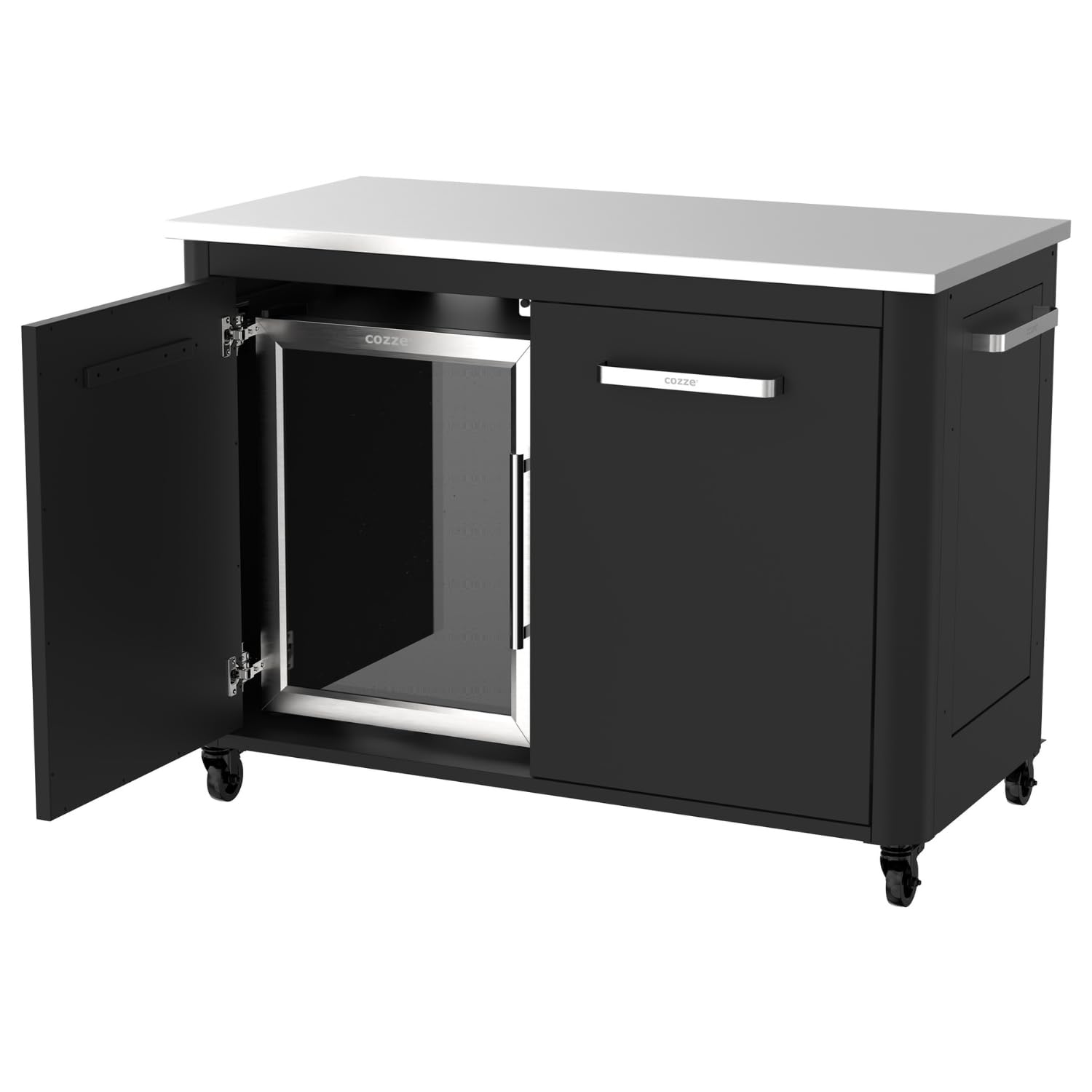 cozze-outdoor-kitchens-k-hlschrank-60-liter-edelstahl-glasfront image 4