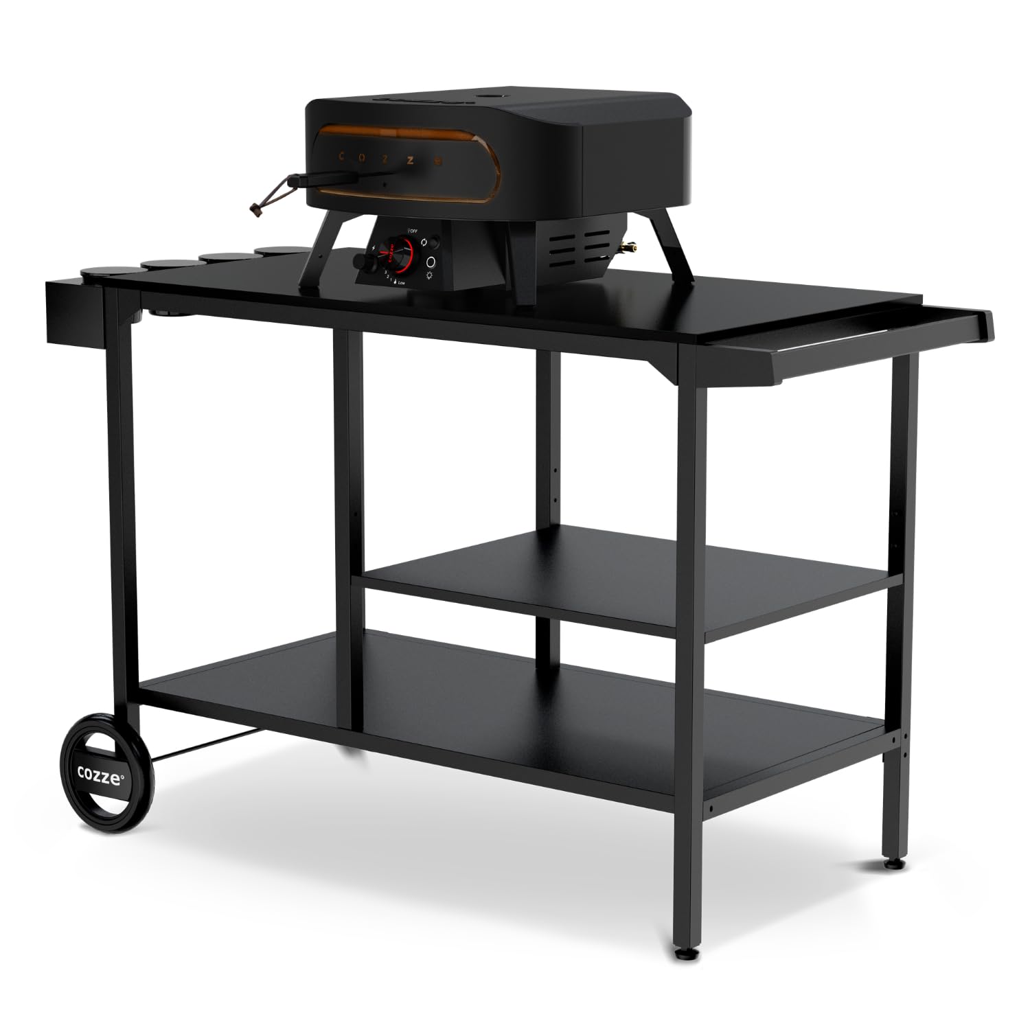 cozze-carts-tables-bbq-station-90x115x60-grilltisch-100-kg image 2