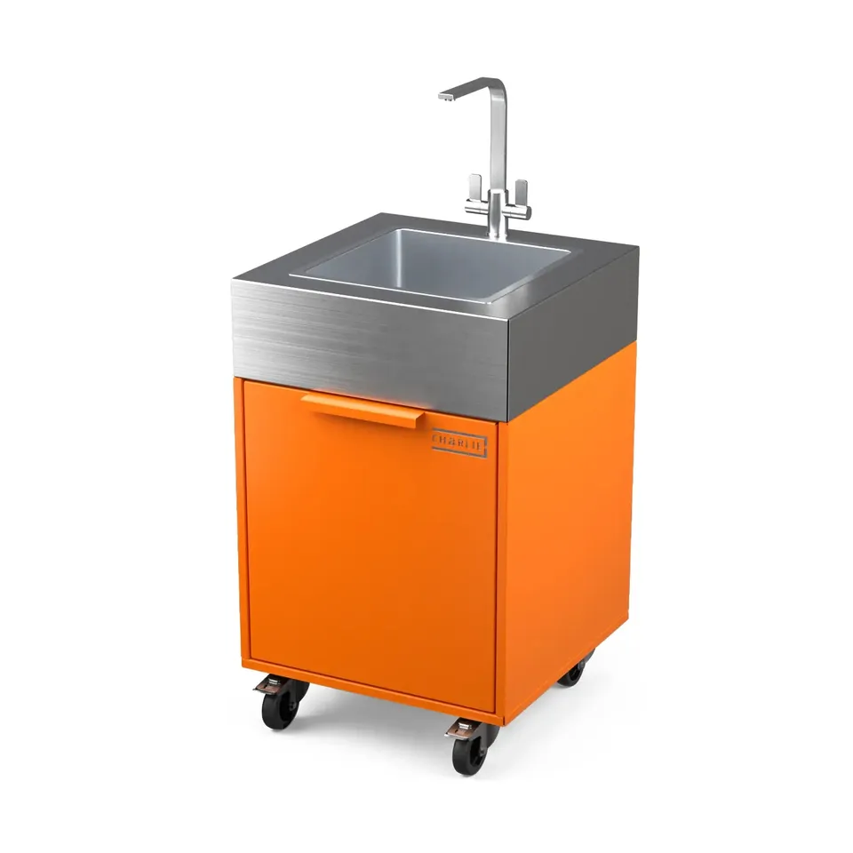charlie-oven-sp-lenschrank-edelstahl-saffron-mit-schublade image 1