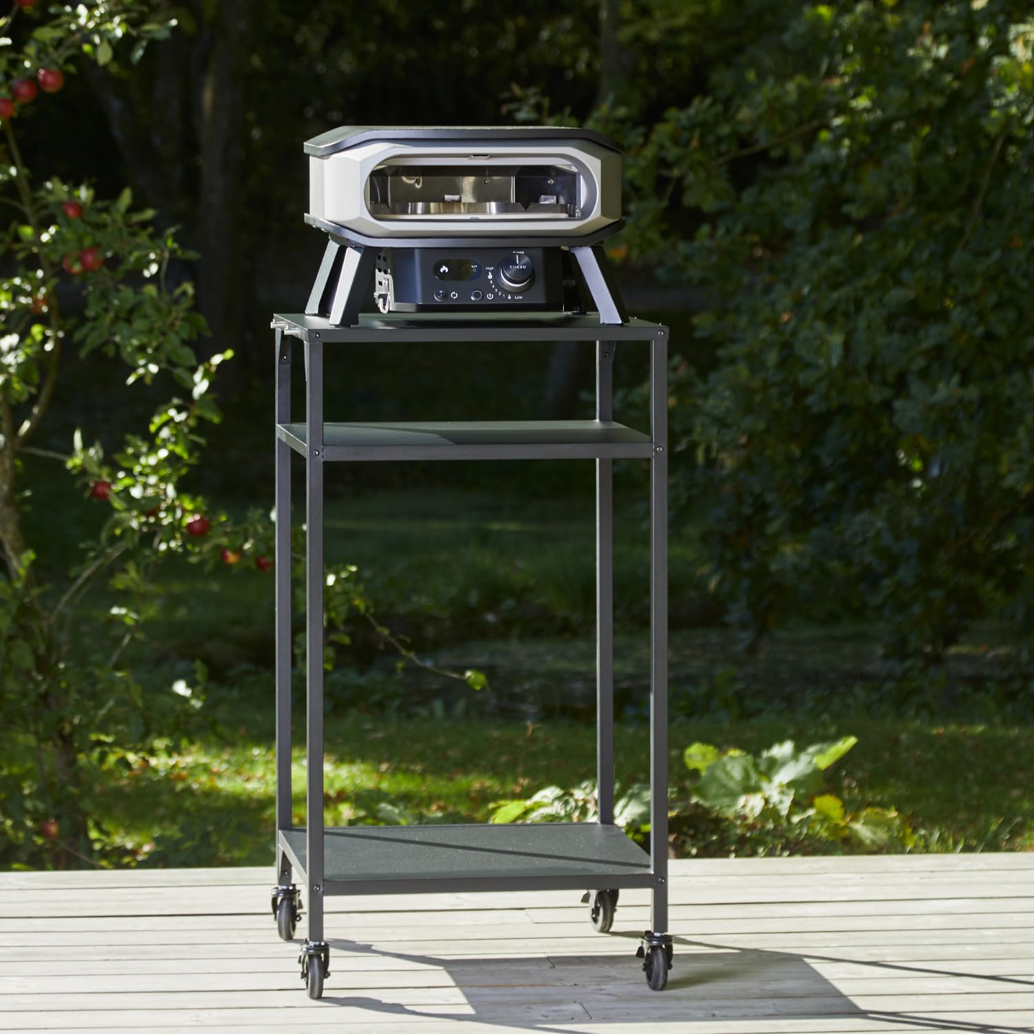 cozze-outdoor-k-chentisch-hoch-schwarz-f-r-pizzaofen image 4