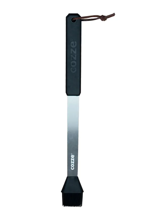 cozze-grillpinsel-4x42-cm-edelstahl-silikon-mit-pp-griff image 1
