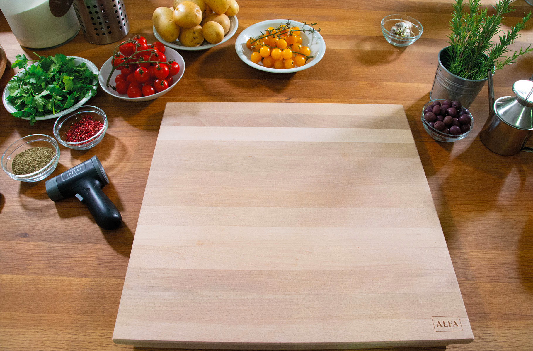 alfa-forni-teigbrett-holz-backbrett-buche-anschlag image 1