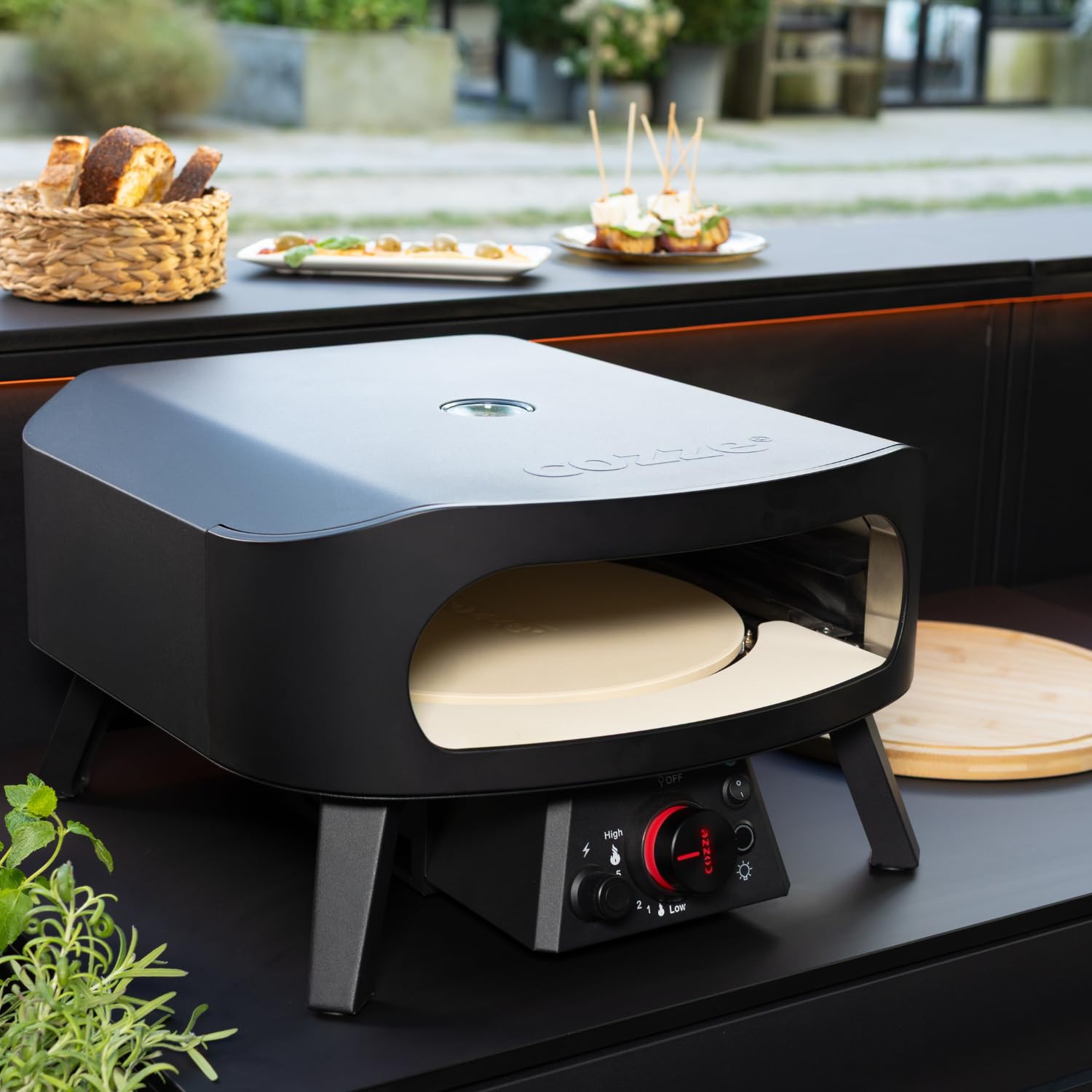 cozze-pizza-ovens-pizzaofen-gas-13-zoll-black-edition-600c-rotierend image 5