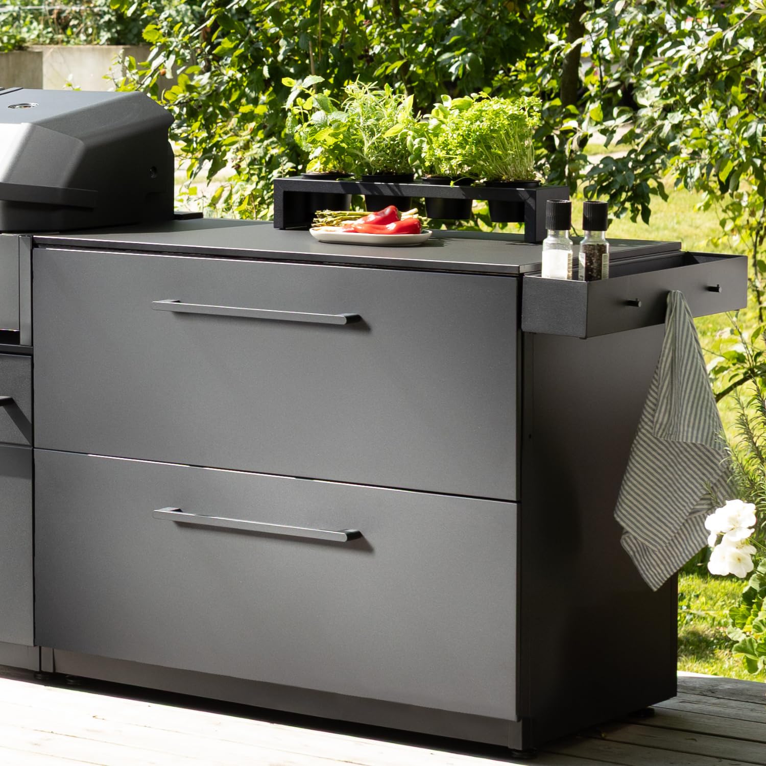 cozze-topping-station-pizza-grill-4-schalen-schwarz image 6