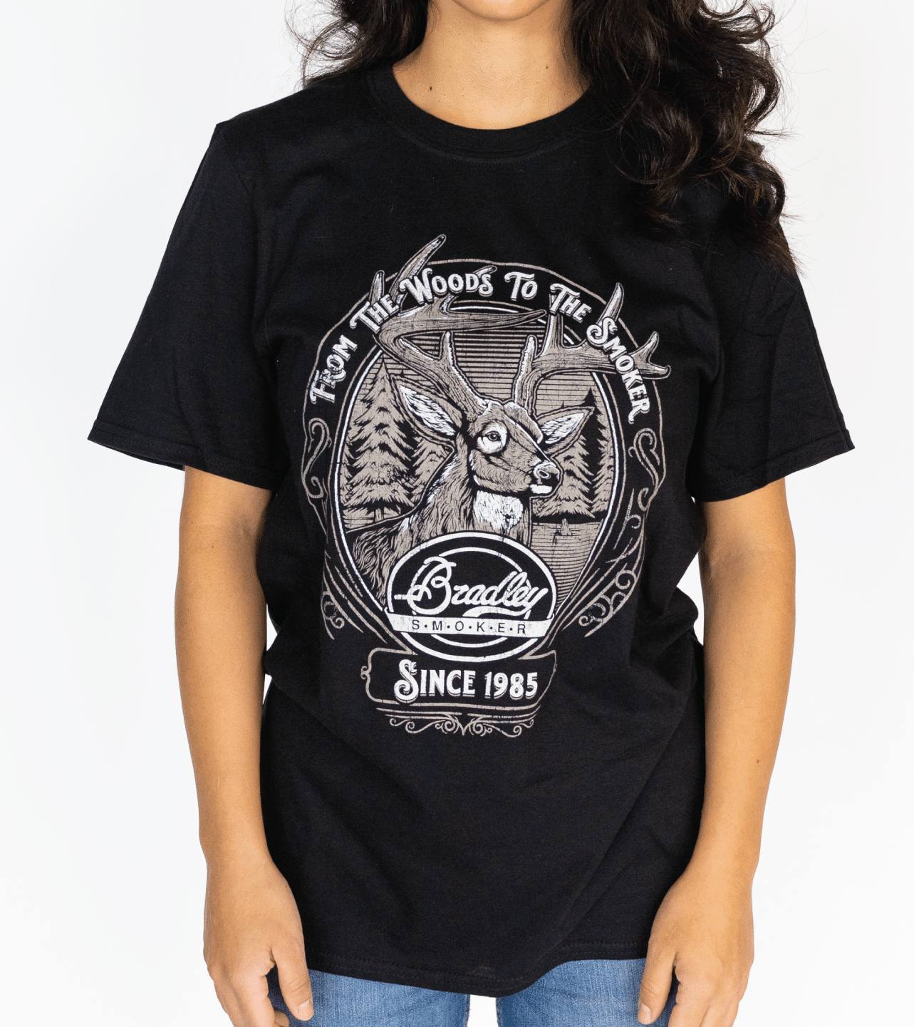 bradley-smoker-deer-t-shirt-herren-schwarz-gr-e-l image 4