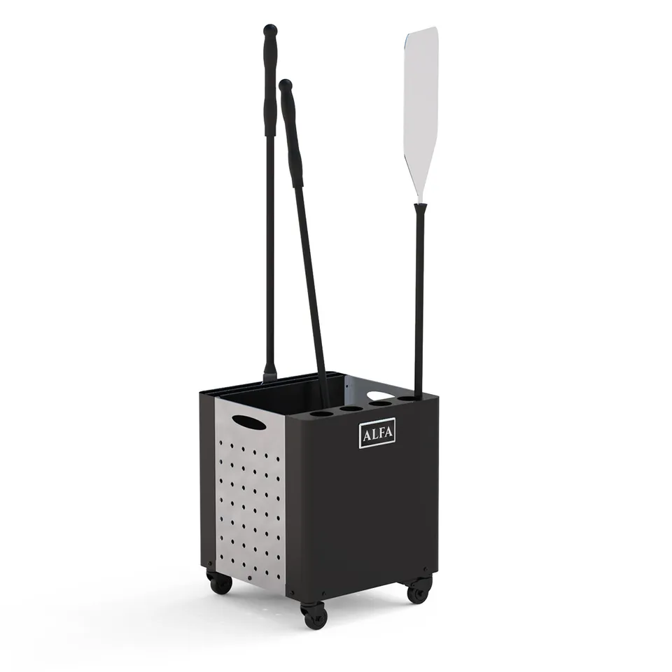 alfa-forni-dado-pizzaschaufelablage-halter-mit-rollen image 1