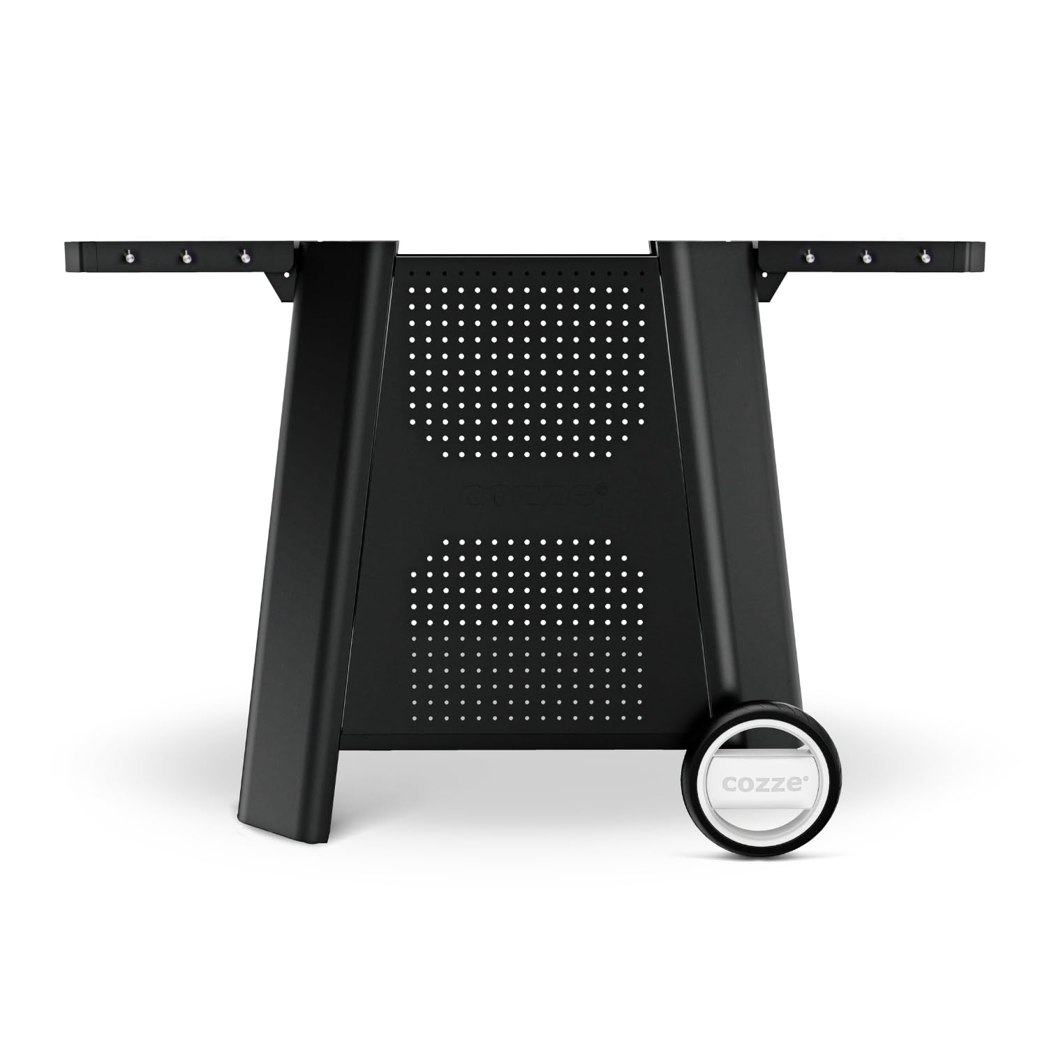 cozze-grillwagen-500-serie-bbq-tisch-schwarz-klappbar-rollbar image 1