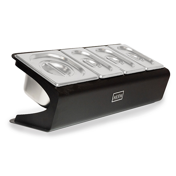 alfa-forni-zutatenhalter-pizzabeh-lter-mit-4-gn-schalen image 1