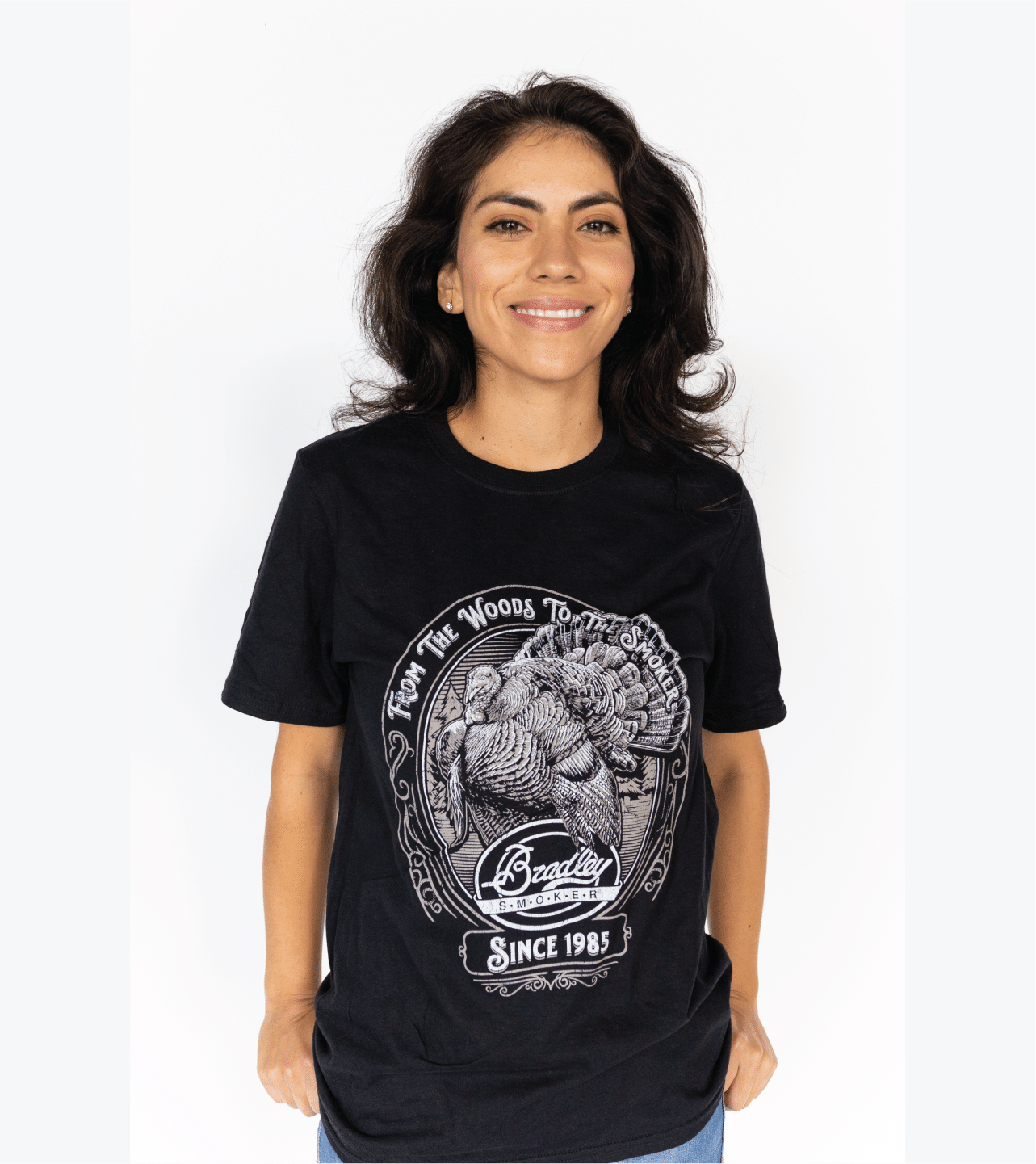 bradley-smoker-bbq-turkey-t-shirt-herren-schwarz-gr-e-l-baumwolle image 3