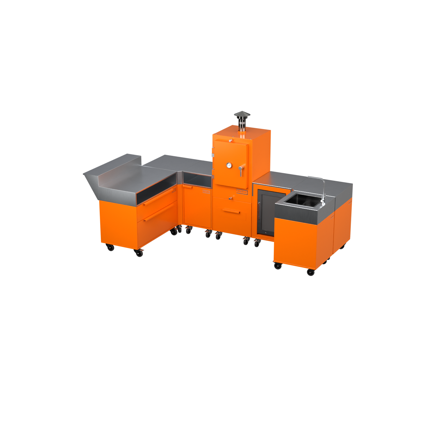 charlie-oven-u1-outdoork-che-u-form-saffron-holzkohleofen image 1