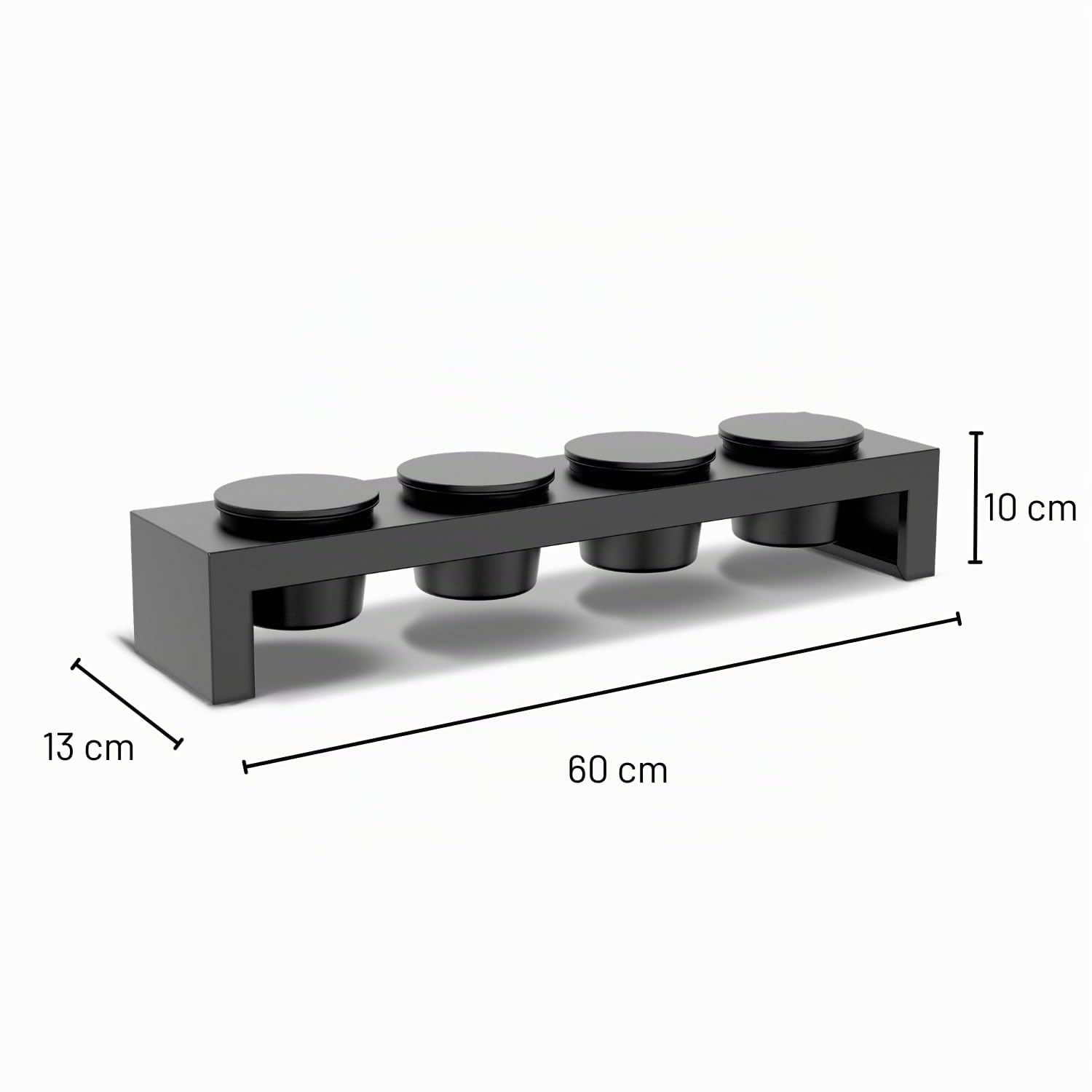 cozze-topping-station-pizza-grill-4-schalen-schwarz image 2