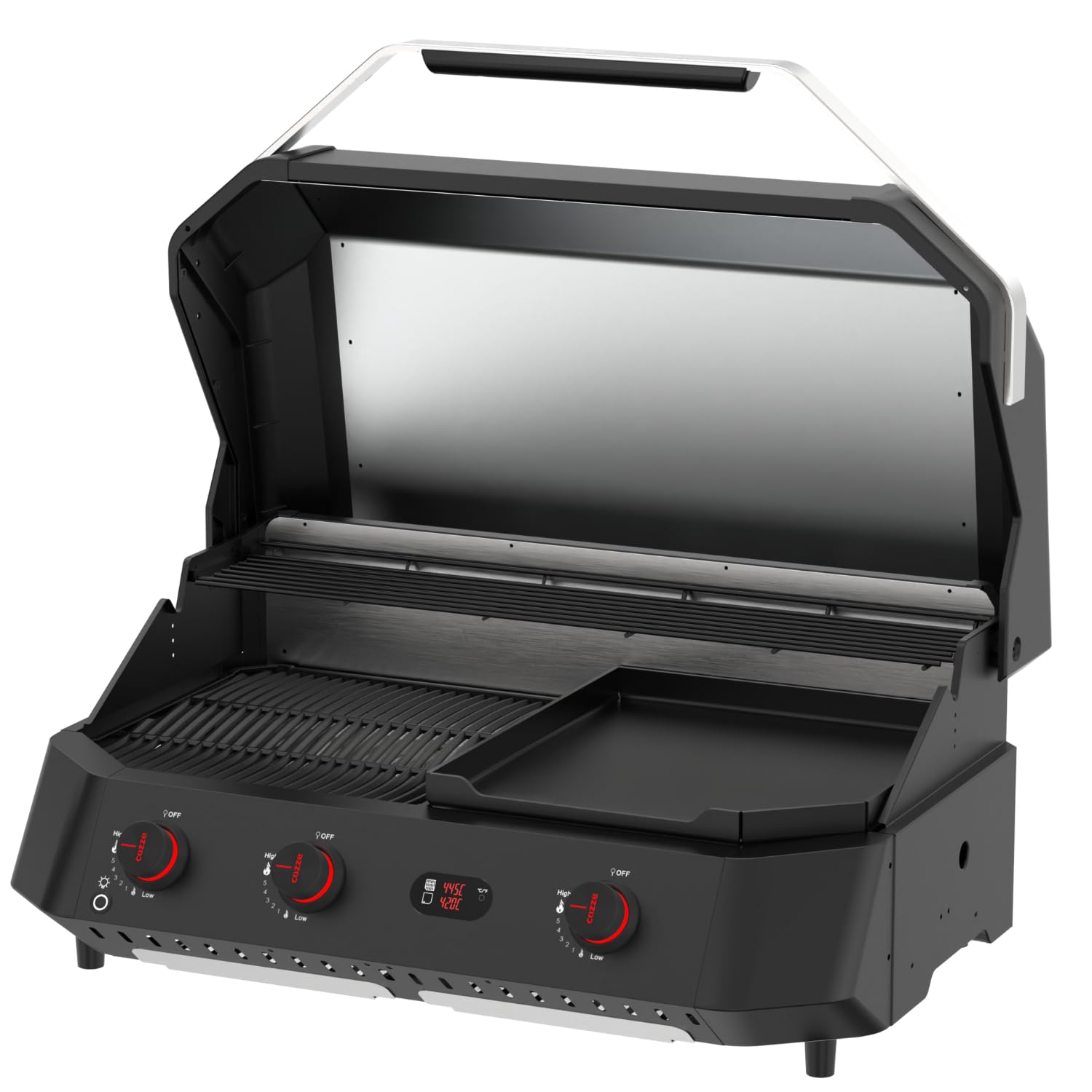 cozze-g-800-combo-plancha-grill-gasgrill-3-brenner-9-5-kw image 1