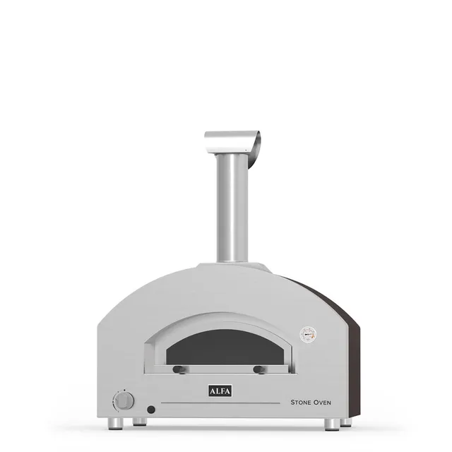 alfa-forni-stone-oven-2-pizze-gas-pizzaofen-edelstahl image 1