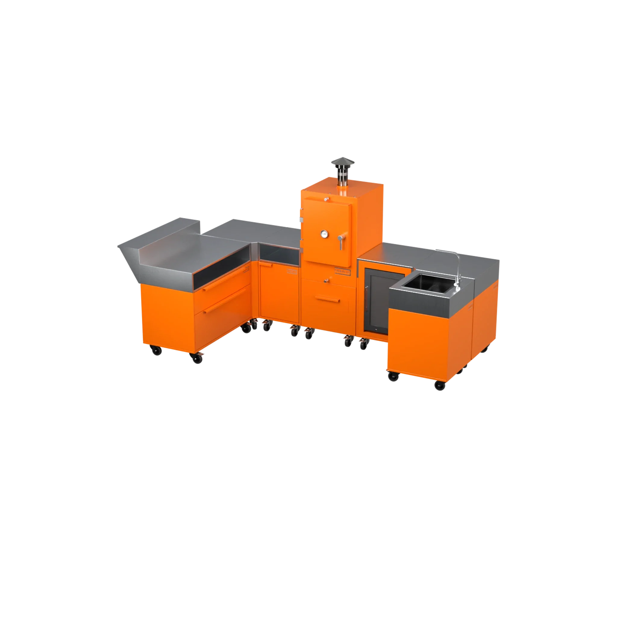 charlie-oven-u1-outdoork-che-u-form-saffron-holzkohleofen image 2
