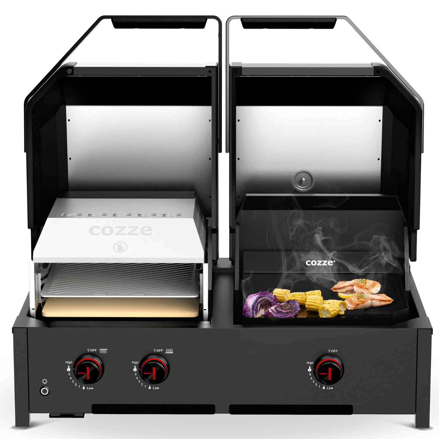 cozze-quattro-900-gasgrill-4-in-1-pizzaofen-plancha image 5