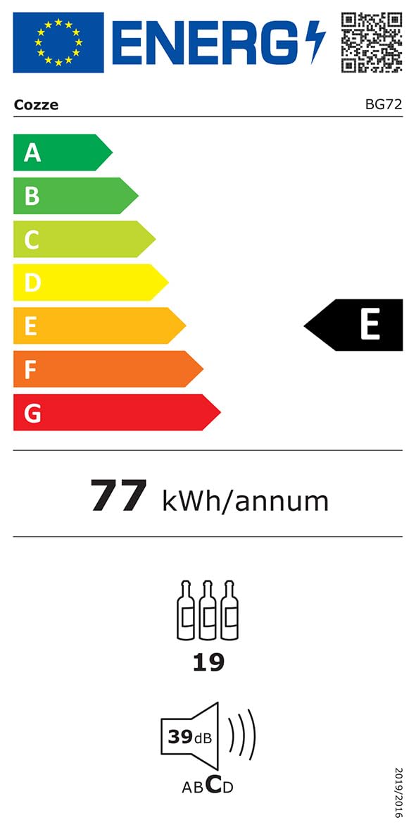 cozze-elements-getr-nkek-hlschrank-63-l-kompressor-3-10-c-glast-r image 6