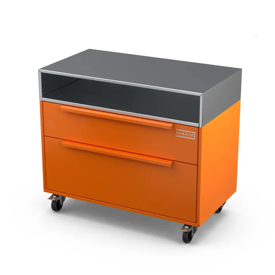 charlie-oven-insel-schubladenschrank-standard-saffron-110-cm image 1