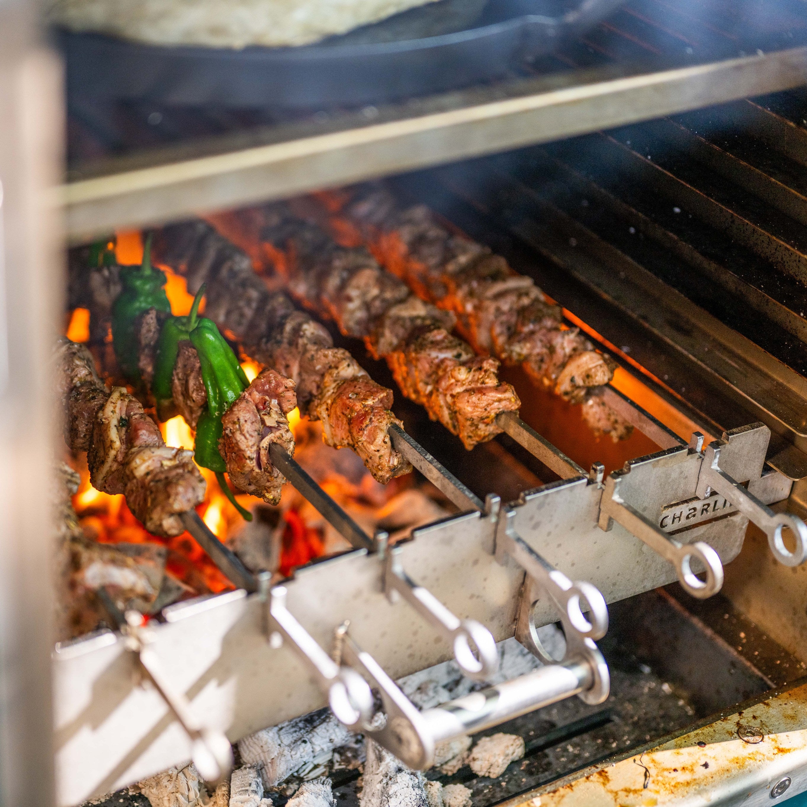charlie-oven-kebab-rack-t-rkisch-mit-12-spie-en-grillspie-e image 2