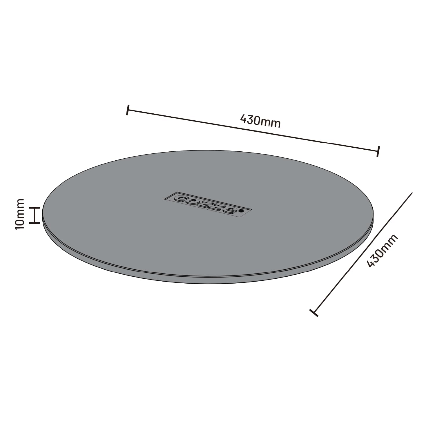 cozze-accessories-pizzastein-17-42-5-cm-f-r-pizzaofen-knusprig image 2