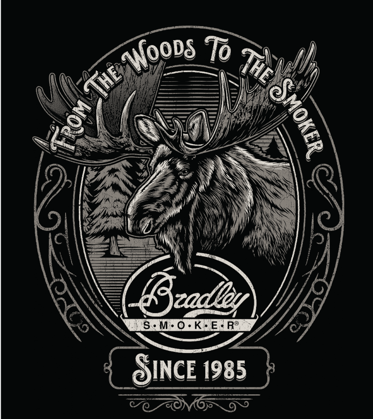bradley-smoker-moose-t-shirt-schwarz-gr-e-l image 2