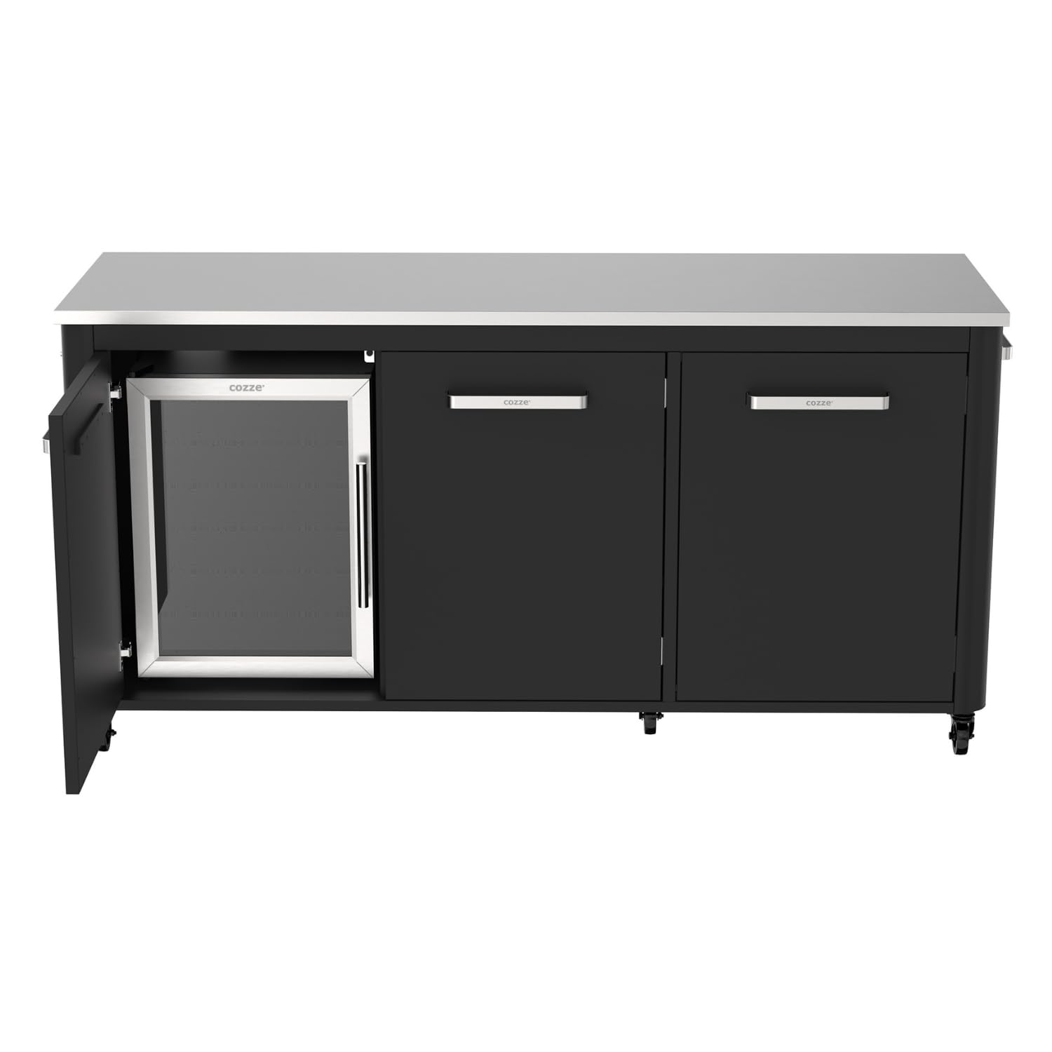 cozze-outdoor-kitchens-k-hlschrank-60-liter-edelstahl-glasfront image 5