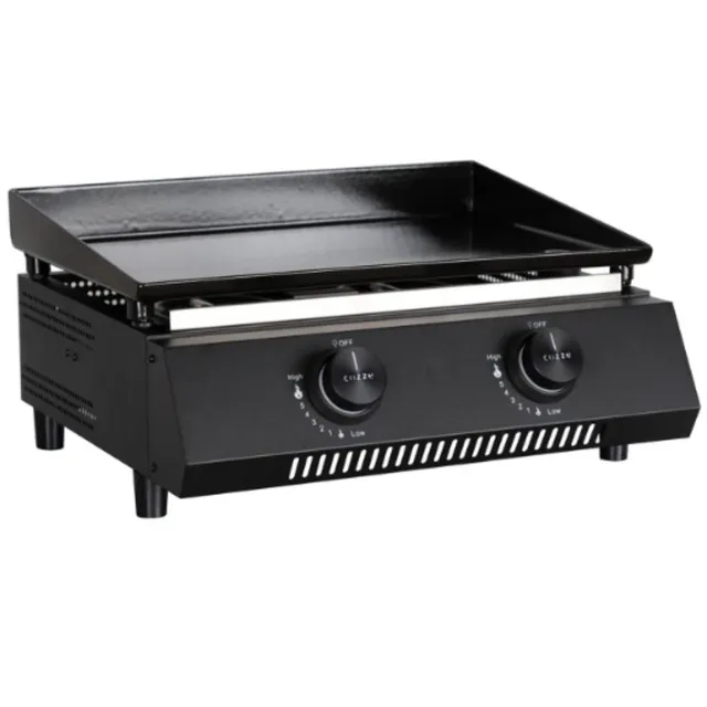 cozze-g-400-plancha-grill-gasgrill-2-brenner-50-mbar-mit-regler image 1