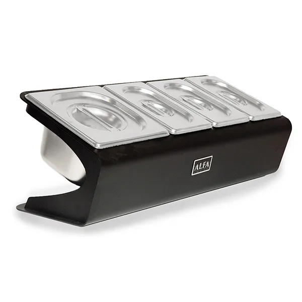 alfa-forni-zutatenhalter-pizzabeh-lter-mit-4-gn-schalen image 1