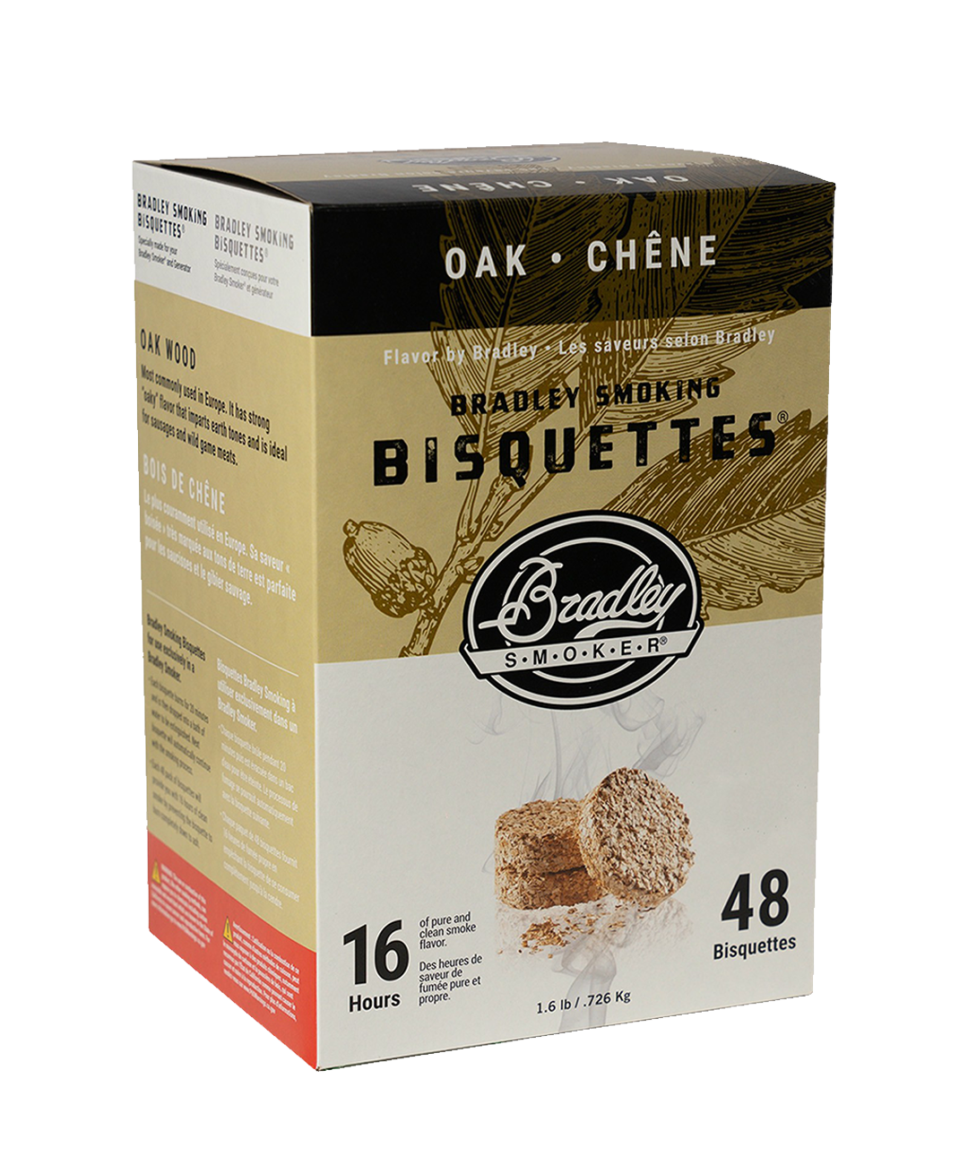 bradley-smoker-wood-smoking-bisquettes-eiche-r-ucherbriketts-48-st-ck-mild image 2